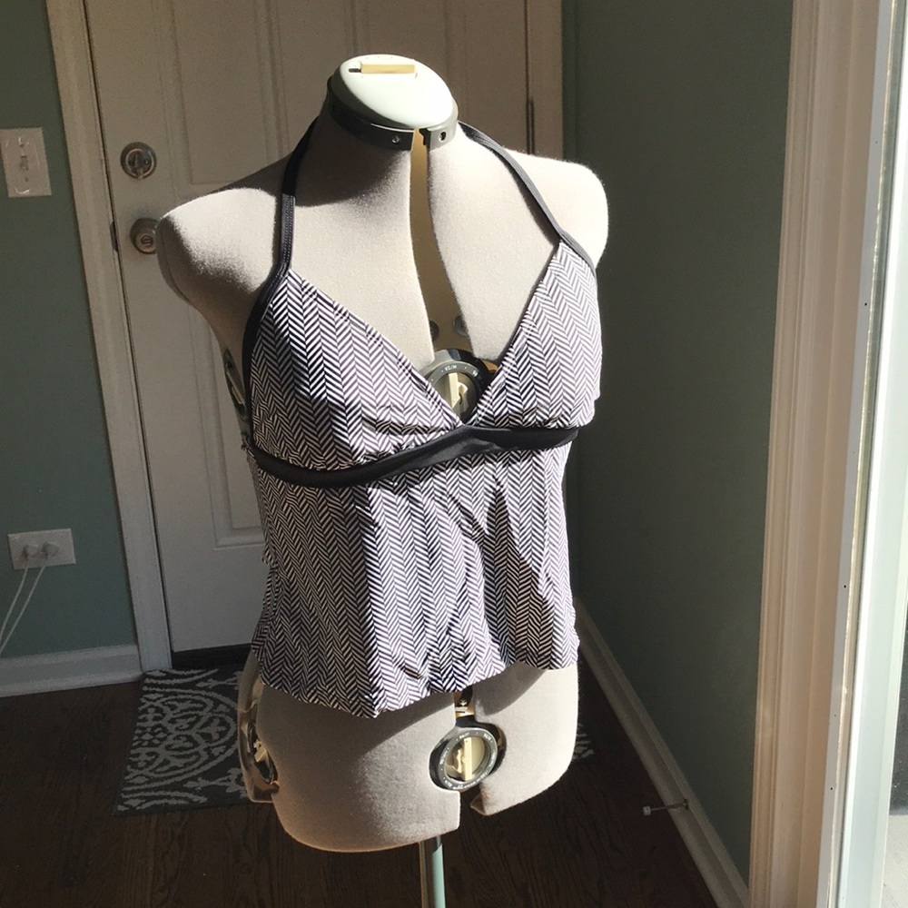 Isaac Mizrahi for Target herringbone tankini top